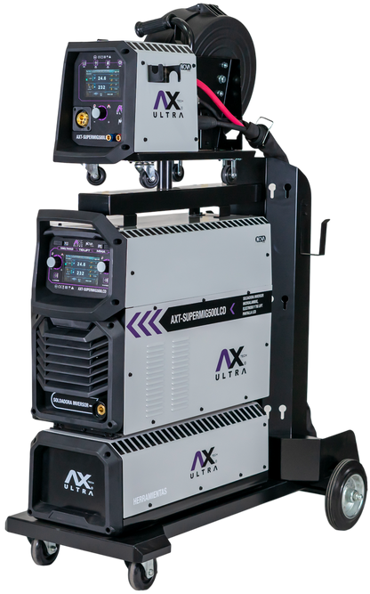 SOLDADORA INVERSOR MIG GAS/NO GAS , ELECTRODO Y TIG MULTIFASE Y MULTI VOLTAJE 220V/440V 1 O 3-PH 500A DE USO INDUSTRIAL