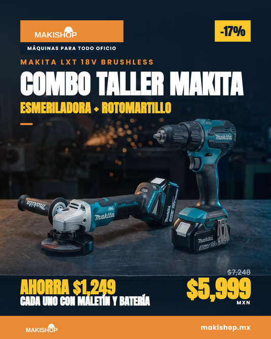 Promo Combo Taller Makita $5,999