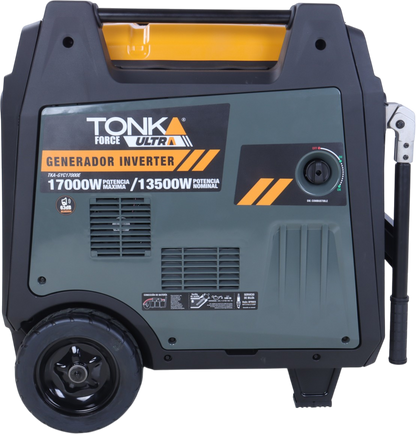 Generador inverter 17,000w, 760cc twin, 120/240v, carcaza cerrada, encendido electrico Tonka Ultra TKA-GYC17000E