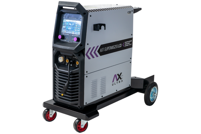 Soldadora Inversor MIG/MAG, ELEC Y TIG LIFT 250A, 220V-1PH, Pantalla LCD, 5- 15KGS Ax Tech AXT-SUPERMIG255LCD – vista 9