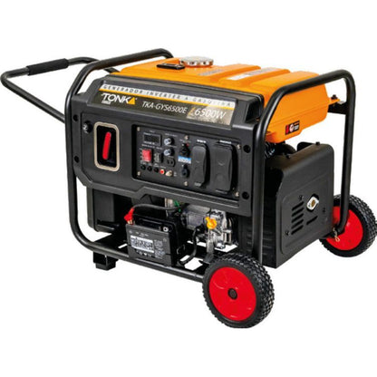 GENERADOR INVERTER 6500Wtts. 9HP, 110/220V, 60Hz, MARCHA, BATERÍA, LLANTAS