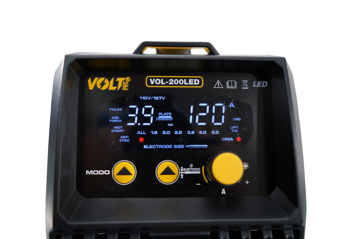 SOLDADORA INVERSORA 200A, BI VOLTAJE 110/220V