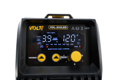 SOLDADORA INVERSORA 200A, BI VOLTAJE 110/220V