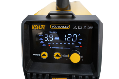 SOLDADORA INVERSORA 200A, BI VOLTAJE 110/220V