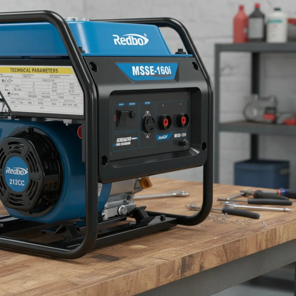 Motosoldadora Con Generador A Gasolina 130Amp 1000w Redbo Color Azul MSSE-160i