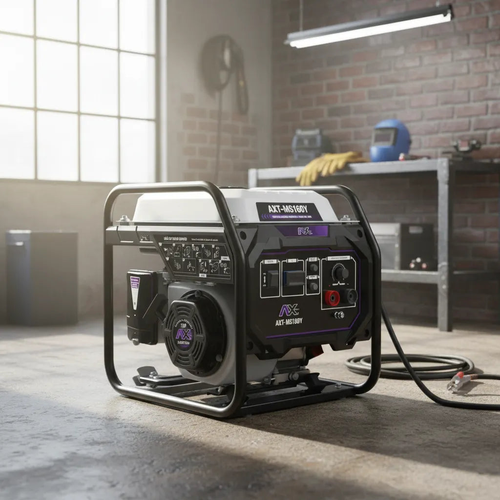 Motosoldadora Inverter A Gasolina 7hp Ax Axt-ms160y 160a 1,000Watts