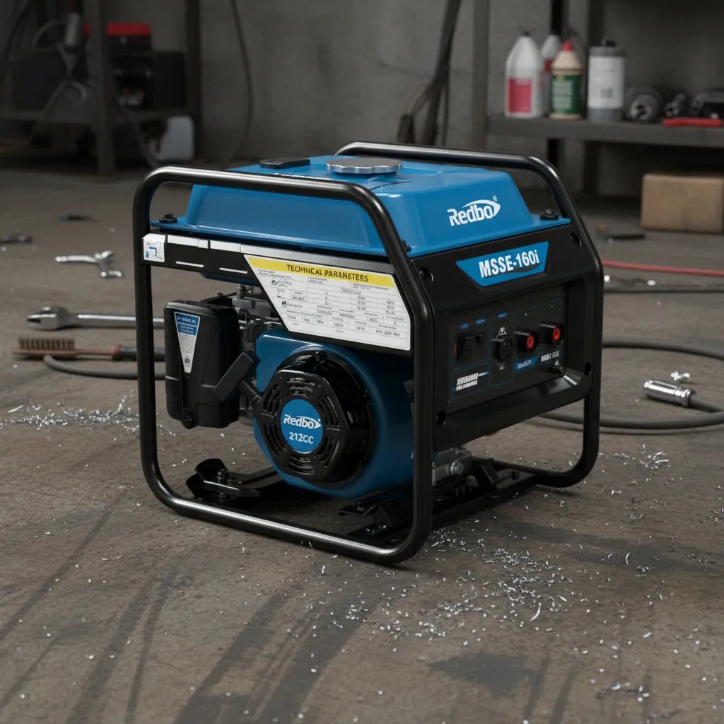 Motosoldadora Con Generador A Gasolina 130Amp 1000w Redbo Color Azul MSSE-160i