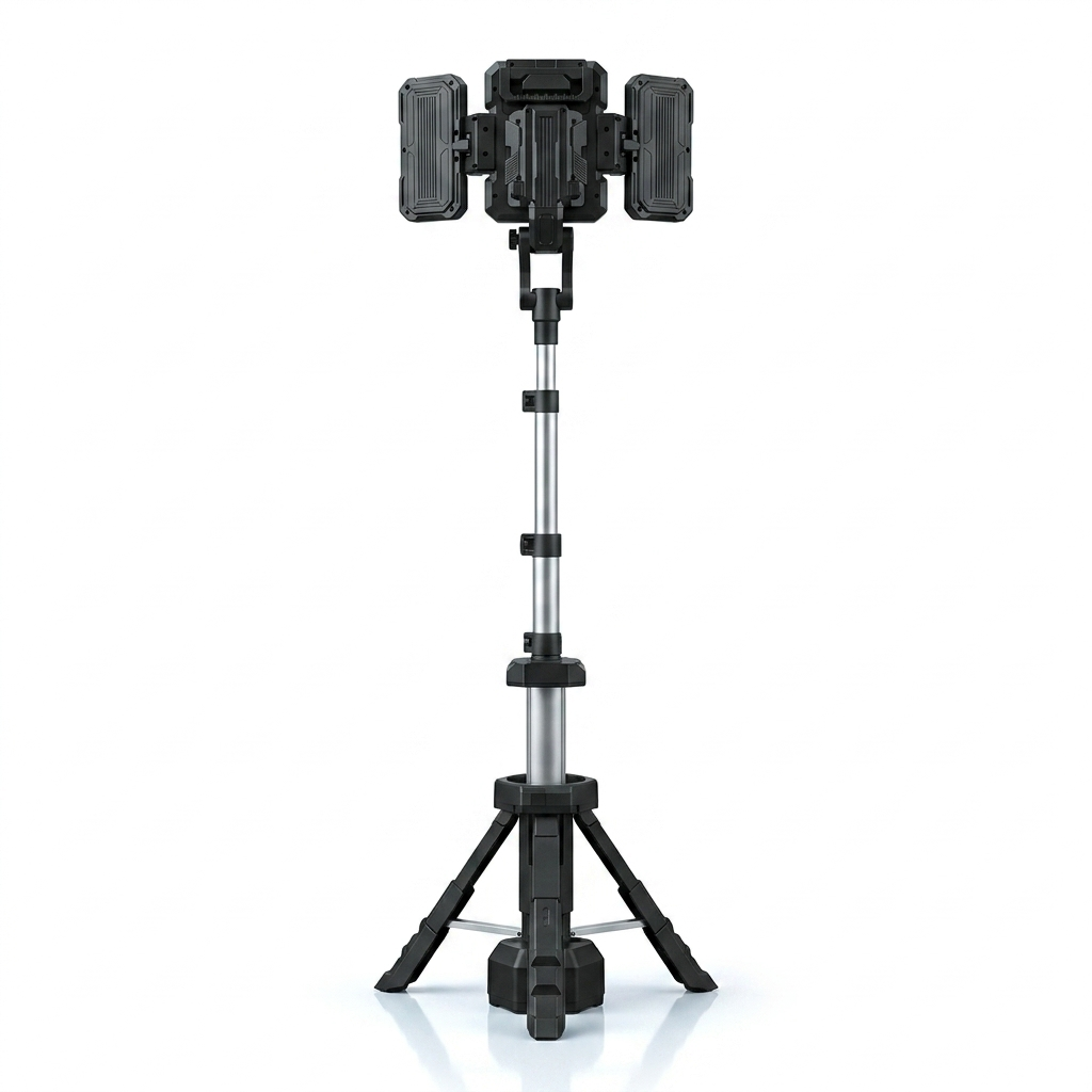 Torre Iluminación Portátil Inalámbrica 21v Redbo Ed-wfl-21v