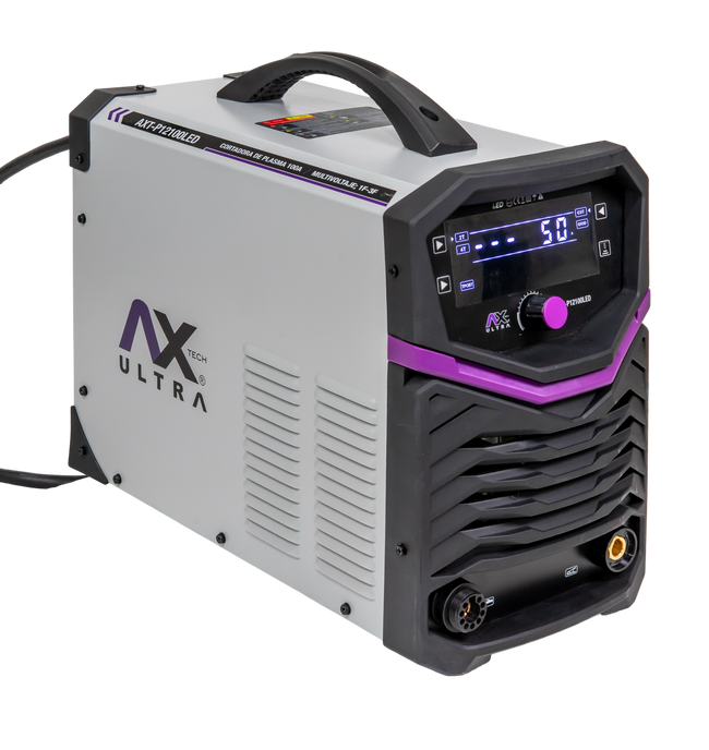 CORTADORA DE PLASMA INVERTER 25-100A, MULTIFASE y MULTIVOLTAJE CON ANTORCHA PMX105