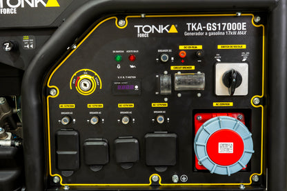 GENERADOR 17000 Wtts, 28HP, 127/220V, MONOFASICO Y TRIFASICO, DOS PISTONES, MARCHA, BATERIA Y LLANTAS