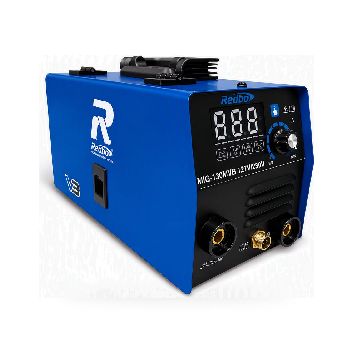 Soldadora Inversora Redbo MIG-130MVB MIG sin Gas, MMA y TIG Lift 127/230V