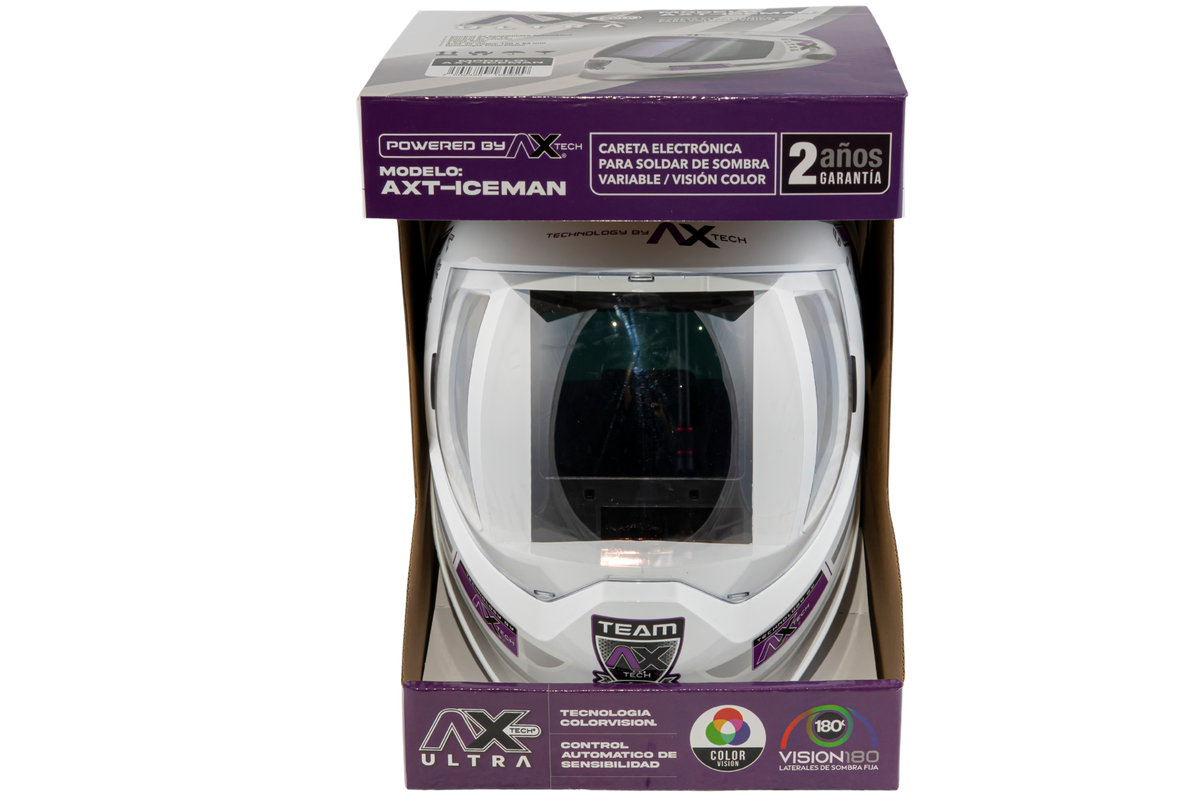 CARETA ELECTRÓNICA DE SOMBRA VARIABLE OPTICA 1 / 1 / 1/ 2 PROTECCION DIN16 USO SOLDAR-ESMERILAR y CORTE