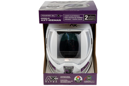 CARETA ELECTRÓNICA DE SOMBRA VARIABLE OPTICA 1 / 1 / 1/ 2 PROTECCION DIN16 USO SOLDAR-ESMERILAR y CORTE