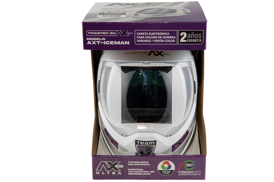 CARETA ELECTRÓNICA DE SOMBRA VARIABLE OPTICA 1 / 1 / 1/ 2 PROTECCION DIN16 USO SOLDAR-ESMERILAR y CORTE