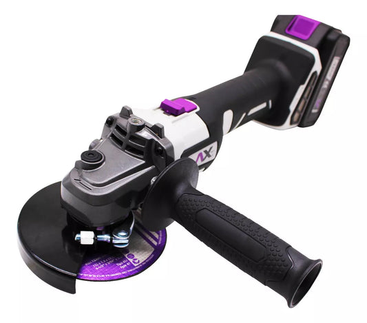 Mini Esmeriladora A Batería 4 1/2" 20V 4A Ax Tech AXT-ES115B