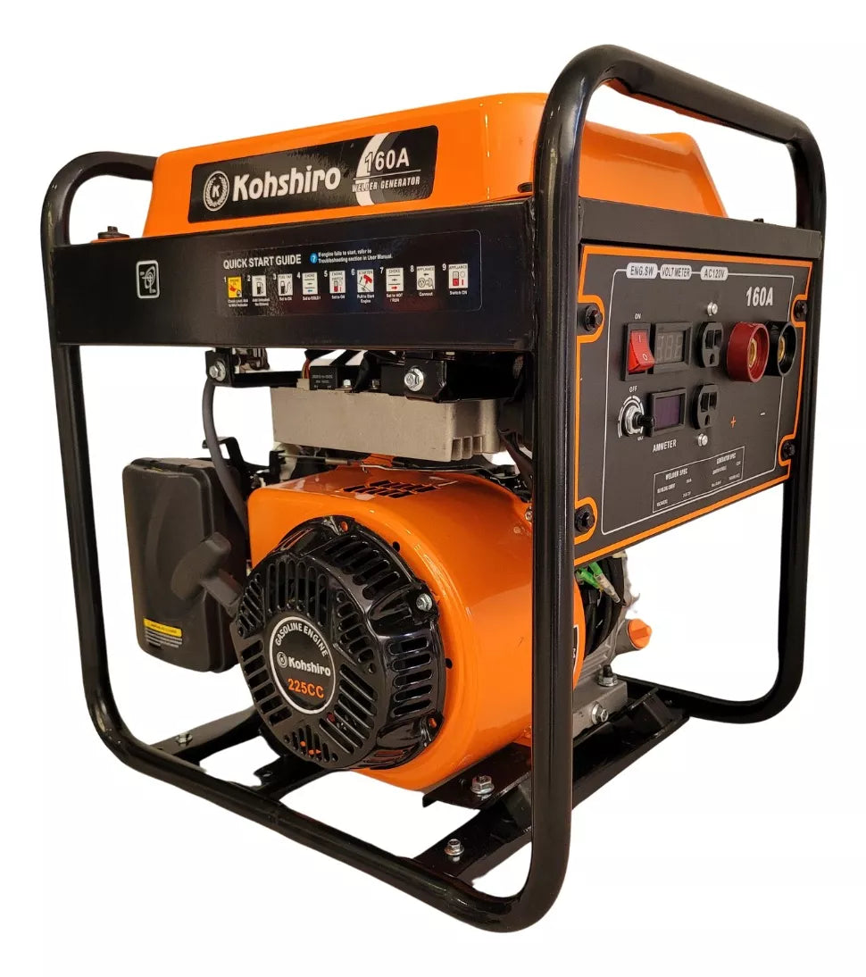 Motosoldadora Gasolina Kohshiro SOLD160A 160amp 110V 15hp SOLD160A