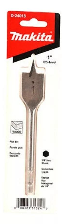 Broca Plana  1" X 6" Makita D-24614