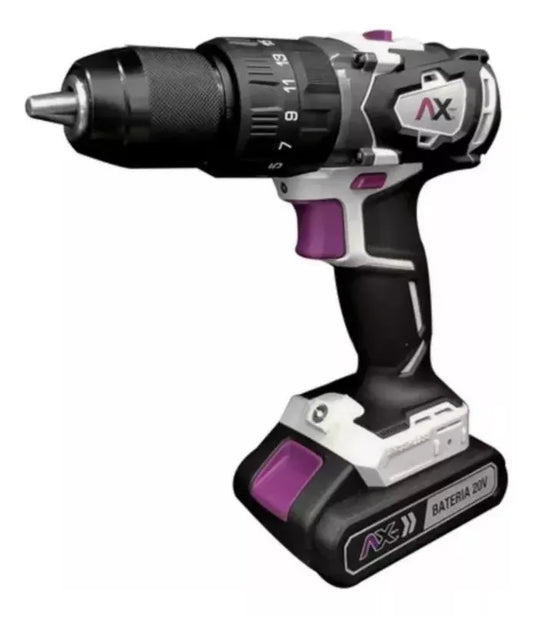 Rotomartillo 1/2" Batería 20V, 2Ah CON Maletín Ax Tech AXT-TRB2055