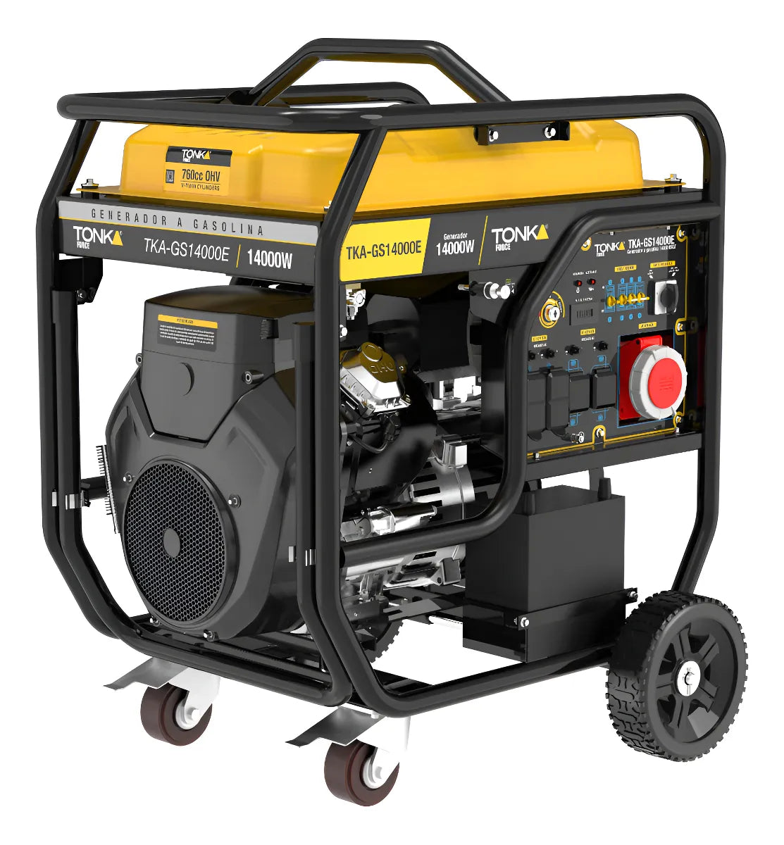 Generador De Luz 14000w 24hp 127/220v C/marcha TKA-GS14000E