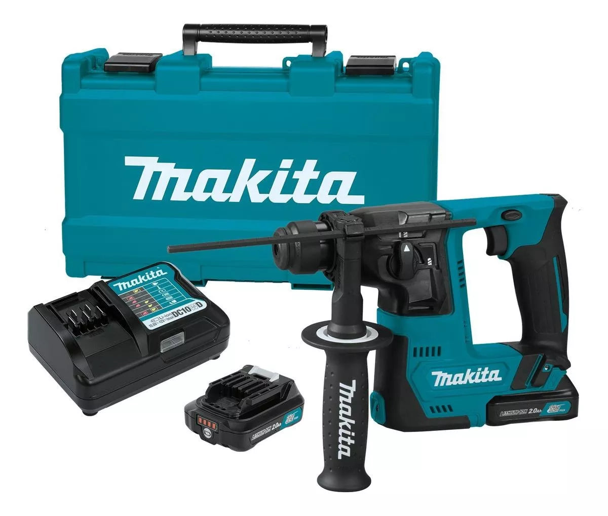 Rotomartillo Electroneumático Makita HR140DWYE1 Inalámbrico Color azul con 710W de Potencia