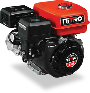 Motor a Gasolina Horizontal Con Cuñero 9 Hp Nitro NIT-GE270
