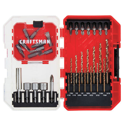 Set 35 Brocas Craftsman De Destornillador Taladro - Nuevo CMAF35SET