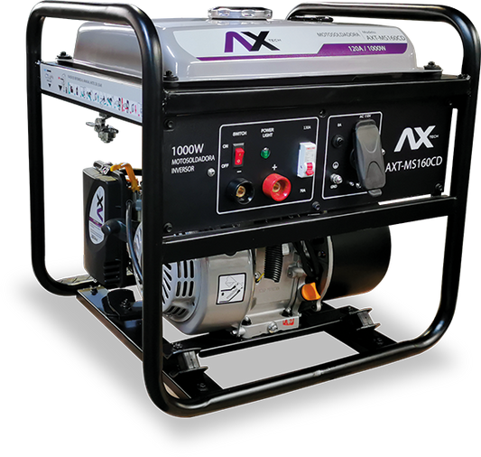 Motosoldadora Gasolina 1000w Corriente Directa Ax Tech Axt-ms160cd