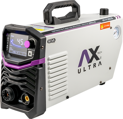 Cortadora de Plasma Inverter 15-45A, Bi-Voltaje, con Antorcha IPT40 Ax Tech AXT-P1245LCD