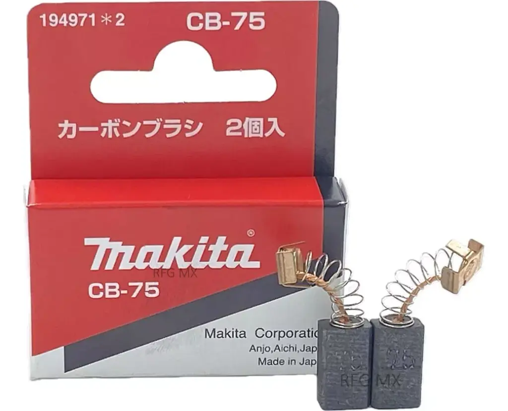 Makita Carbon Brush Set  194971-2 Part # MK-CB75