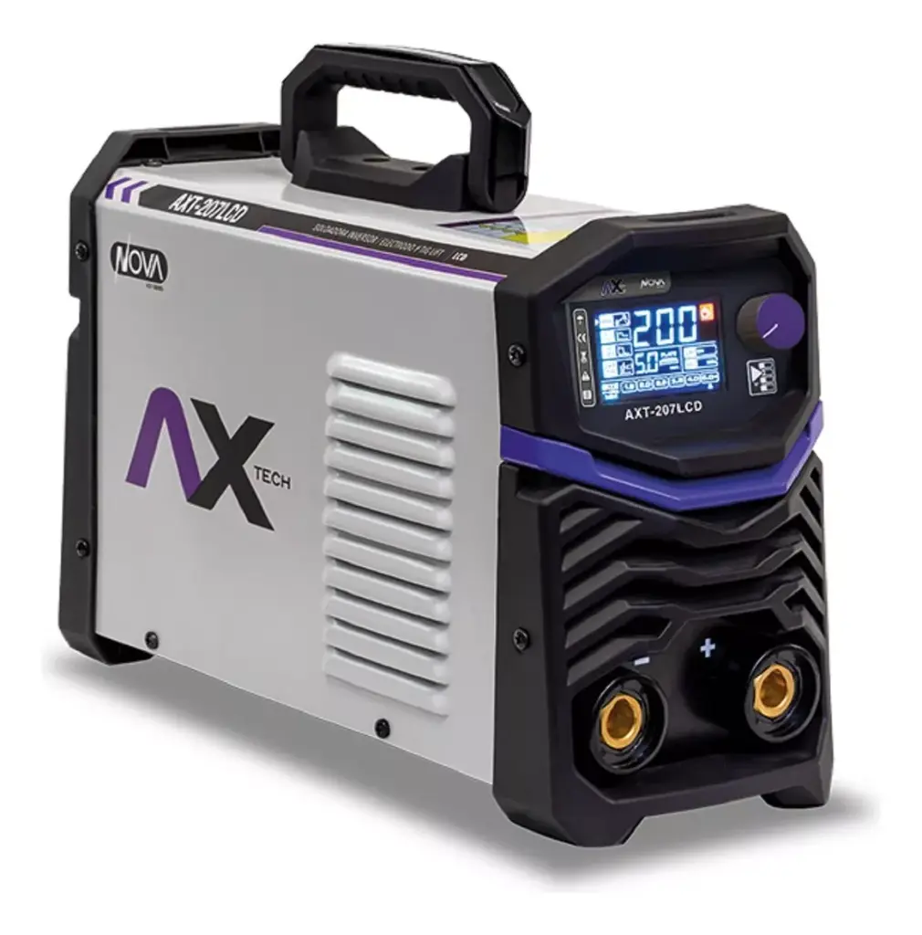 Soldadora Inversor Electrodo Y TIG LIFT 200A, Bi Voltaje 110-220V Con Pantalla LCD  Ax Tech AXT-207LCD