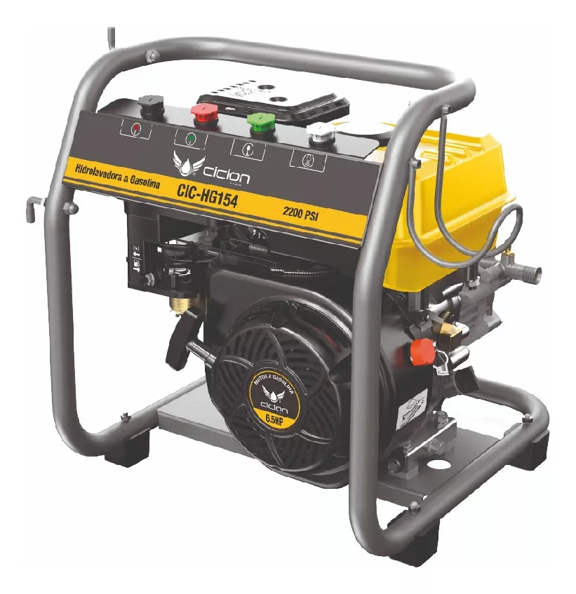Hidrolavadora a Gasolina 6.5 HP, 112 bar/2200 Psi, 7.5 L/min CIC-HG154