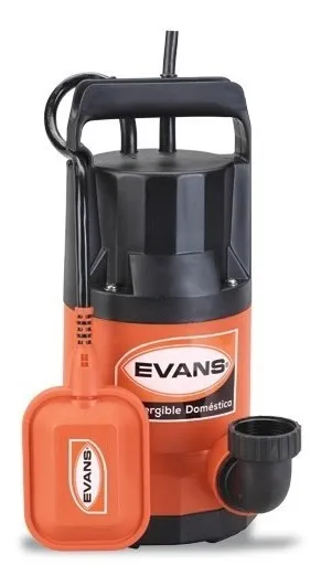 BOMBA SUMERGIBLE 1/2 DOMESTICA AGUA LIMPIA EVANS