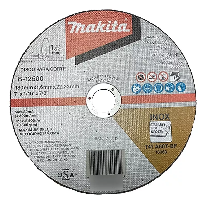 Disco de Corte Preciso 7" x 1/16 Makita B-12500