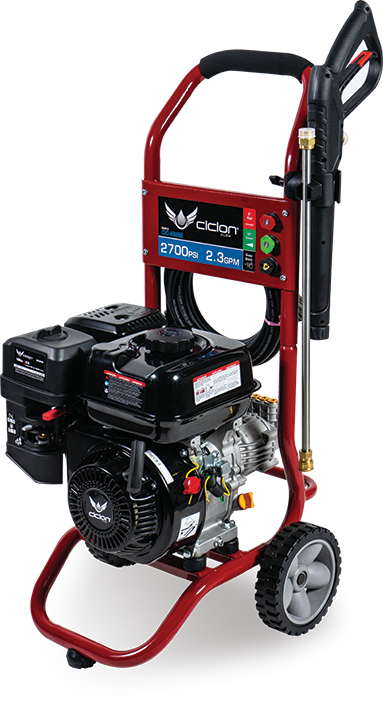 Hidrolavadora Gasolina 6.5 HP, 2,700 PSI (186 BAR) Ciclon CIC-HG66E