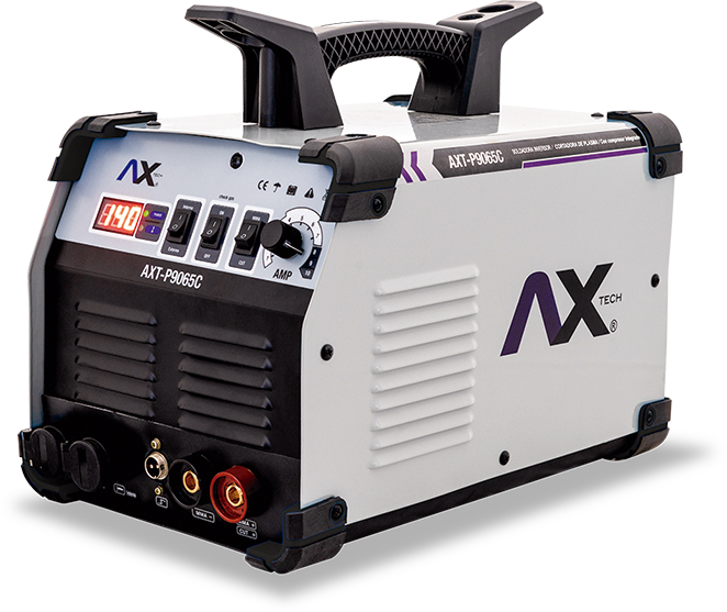 Cortadora de Plasma Y Electrodo con Compresor Integrado 40/140A, 220V 1PH Ax Tech AXT-P9065C