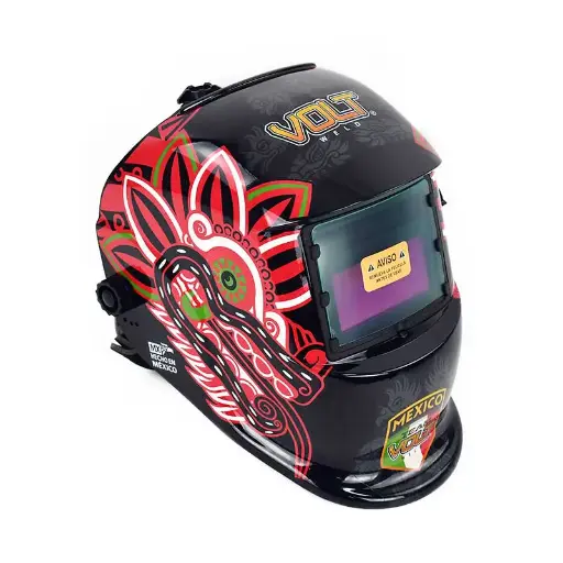 [VOL-CEQUETZAL-CV] Careta Electrónica Para Soldar De Sombra Variable Profesional, 2 Sensores Color Visión VOLT VOL-CEQUETZAL-CV