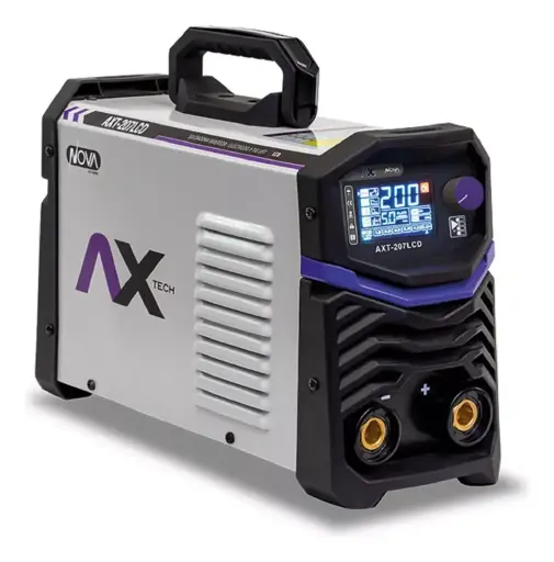 Soldadora Inversor Electrodo Y TIG LIFT 200A, Bi Voltaje 110-220V Con Pantalla LCD  Ax Tech AXT-207LCD