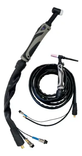 [AXT-WP26HFCR] Antorcha TIG cuello flexible con conector rápido, uso general 4.5 mts, 2 pines AxTech AXT-WP26HFCR 