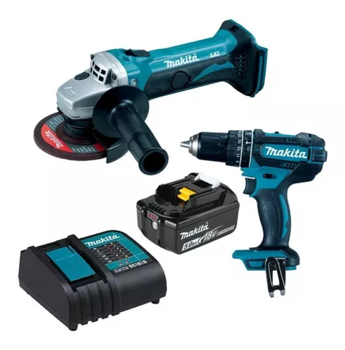 [DLX2402ST] COMBO DE HERRAMIENTAS, incluye DHP482Z + DGA456Z + DC18SD + BL1850B (x1) + BIT (784637-8)