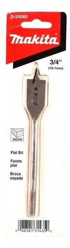 [D-24583] Broca Plana Para Madera 3/4" x 6" Makita D-24583