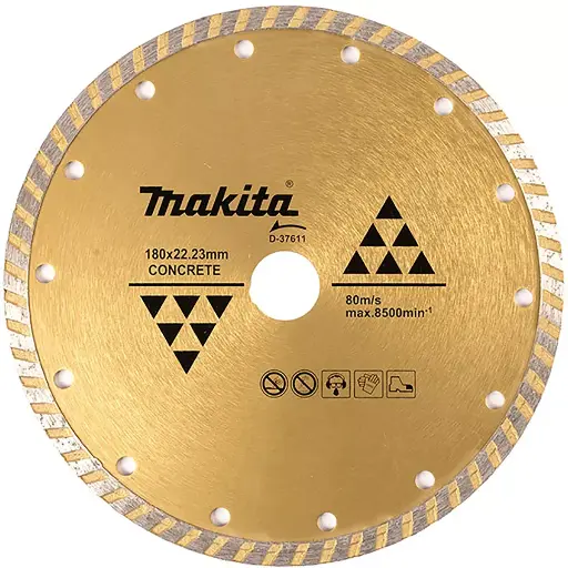[D-37611] Disco de Diamante 180MM X 22.23MM Makita D-37611 