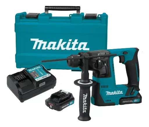 [HR140DWYE1] Rotomartillo Electroneumático Makita HR140DWYE1 Inalámbrico Color azul con 710W de Potencia