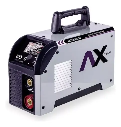 Soldadora Inversor Electrodo 200amp Bivoltaje 110/220v Color Gris Ax Tech AXT-202LCD