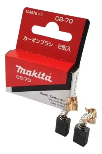 [194970-4] Juego Carbones Cb-70 Makita 1949704 P/lijadora 9036 