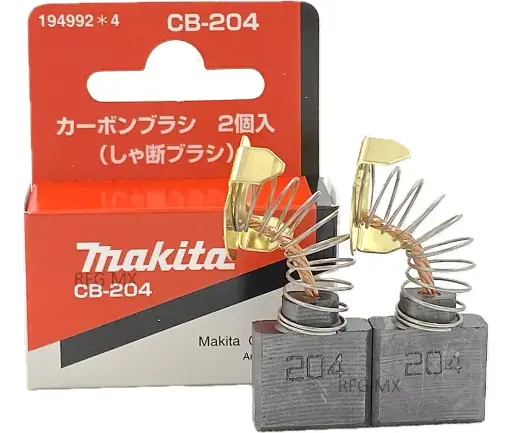[194992-4] Juego De Carbones CB-204 P/GA9050R,M9001,VR1000 (ANTES 191957-7) Makita 194992-4
