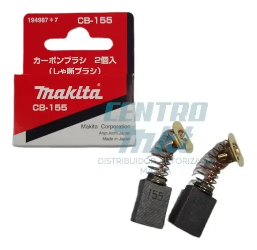[194987-7] Juego De Carbones CB-155 P/5007NB (ANTES 181048-2) Makita 194987-7
