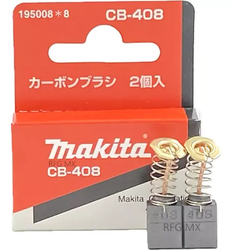 [195008-8] Juego De Carbones CB-408 P/TD0101,M1902 Makita 195008-8
