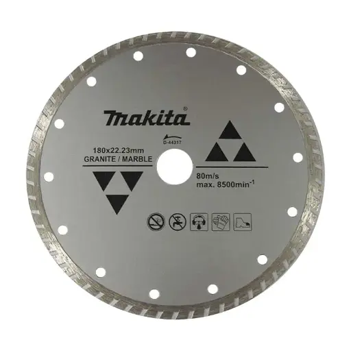 [D-44317] Disco Diamante Turbo 7" P/Granito Y Marmol Especial Makita D-44317
