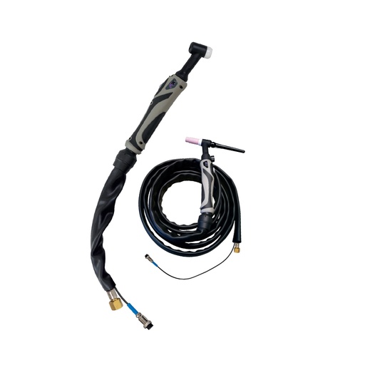 Antorcha TIG HF Conector Gas 3/8, 4.5Mts, 2Pin Ax Tech AXT-WP26HF