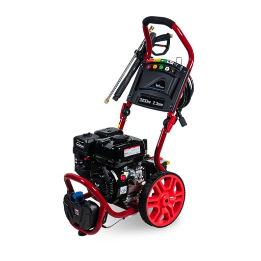 Hidrolavadora Gasolina Industrial 7.5 HP,3,200 PSI(220 BAR)Pistola, Lanza y Manguera Ciclon CIC-HG80P